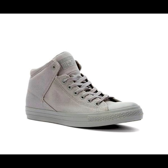 Converse Shoes - Converse All Star Street Dolphin Grey Mono Hightop Sneakers SZ 6M/8W